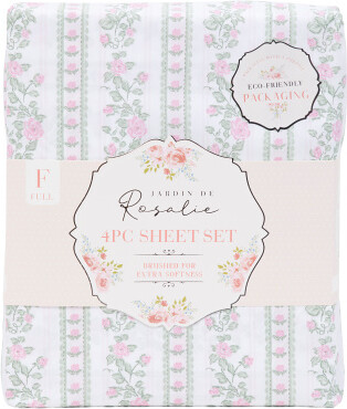 TJMAXX Rosette Coquette Sheet Set, Polyester