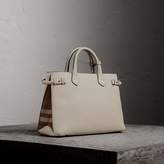 Thumbnail for your product : Burberry The Medium Banner in Leather and House Check