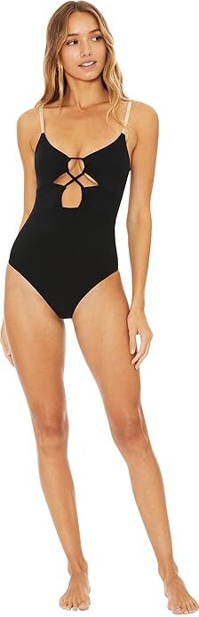 Beach Riot Celine One Shoulder Cutout One Piece Swimsuit