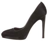 Thumbnail for your product : Gianvito Rossi Ponyhair Round-Toe Pumps