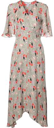 Derek Lam 10 Crosby floral print asymmetric dress - women - Silk - 0
