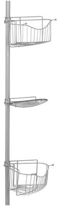 Chapter Chapter Tension Pole Shower Caddy, Satin Nickel