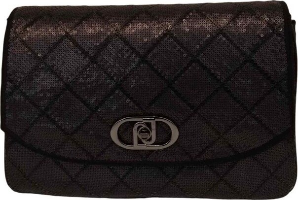 Liu Jo Logo Plaque Sequinned Large Shoulder Bag