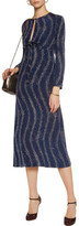 Thumbnail for your product : Vanessa Seward Printed Silk Crepe De Chine Midi Dress