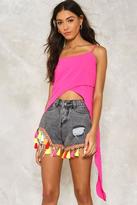 Thumbnail for your product : Nasty Gal Take the Fall Crop Top