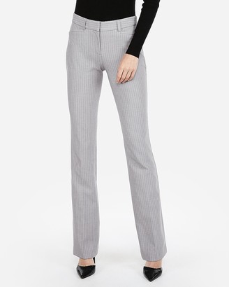 Express Mid Rise Striped Barely Boot Columnist Pant