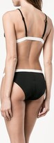 Thumbnail for your product : Jean Yu Contrast Triangle Bikini Set