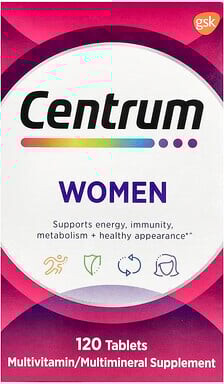 Centrum Centrum, Women Multivitamin, 120 Tablets