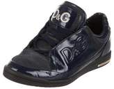 Thumbnail for your product : Dolce & Gabbana Patent Leather Low-Top Sneakers blue Patent Leather Low-Top Sneakers
