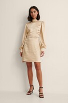Thumbnail for your product : NA-KD High Neck Satin Dress