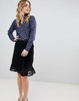 Thumbnail for your product : Ichi Lace Wrap Skirt