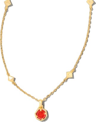 Amazon.com: Kendra Scott Juliette 14k Gold-Plated Brass Necklace in White  Crystal, Fashion Jewelry For Women : Clothing, Shoes & Jewelry