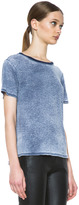Thumbnail for your product : Theyskens' Theory Theyskens' Crib Fifty Cotton-Blend Tee in Dark Blue