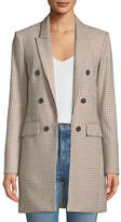 Thumbnail for your product : Veronica Beard Liss Hook-Front Double-Breasted Jacket