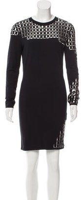 Versace Embellished Cutout Dress