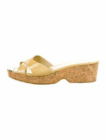 Thumbnail for your product : Jimmy Choo Patent Leather Sandals Yellow