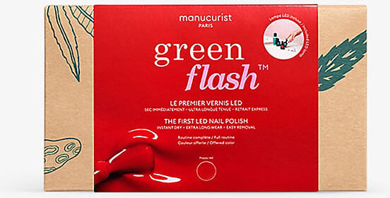 Manucurist Green Flash 24W Poppy Red Nail kit - ShopStyle Makeup