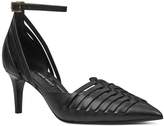 Thumbnail for your product : Nine West Sidra Ankle-Strap Leather Pumps