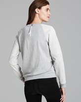 Thumbnail for your product : Aiko Sweatshirt - Lycia Leather Sleeve