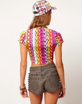 Thumbnail for your product : ASOS Martine Rose for All Over Word Crop Tee