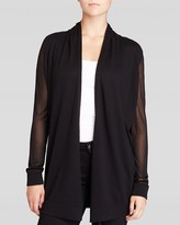 Thumbnail for your product : Vince Camuto Sheer Sleeve Cardigan