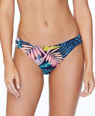 Raisins Juniors' Whitehaven Bloom Printed Triple-Side Bikini Bottoms Women's Swimsuit