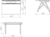 Thumbnail for your product : Scale 1:1 Eyhov Rail Single Desk