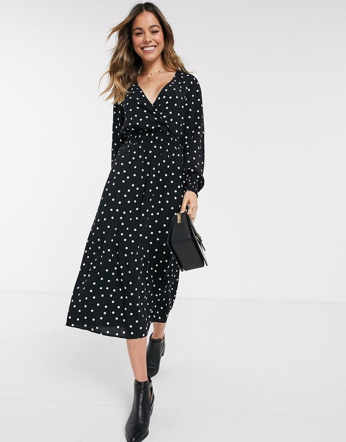 black maxi dress new look