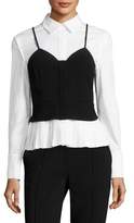 Layered Bustier Blouse 