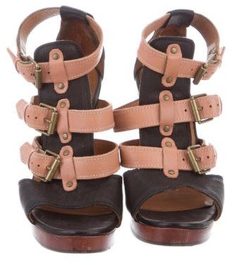 Chie Mihara Colorblock Multistrap Sandals