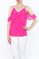 Thumbnail for your product : Naked Zebra Flowy Ruffled Top