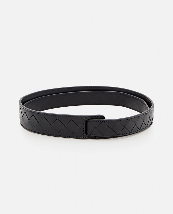 Bottega Veneta Grasp Leather Double Strap Belt - ShopStyle