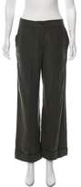 Thumbnail for your product : Raquel Allegra Crop Flare Trouser Olive Crop Flare Trouser