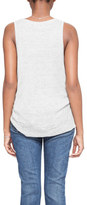 Thumbnail for your product : Paper Denim & Cloth Pearl Clarkson Linen Hi-Low Tank