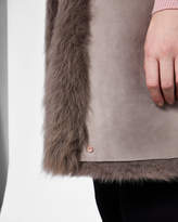 Thumbnail for your product : Ted Baker SAAGE Reversible shearling gilet