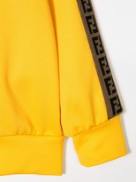 Thumbnail for your product : Fendi Kids Logo Trim Jersey Sweatshirt