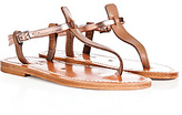Thumbnail for your product : K. Jacques Metallic Leather Sandals