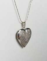 Thumbnail for your product : Reclaimed Vintage Inspired Engraved Heart Locket