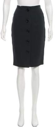 Magaschoni Wool Knee-Length Skirt