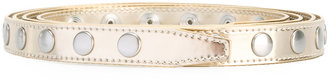 MM6 MAISON MARGIELA metallic studded belt - women - Polyamide/Polyester/Polyethylene - One Size