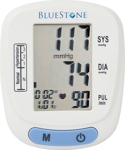 Bluestone Digital Wrist Blood Pressure Monitor, Adult (80-5103)