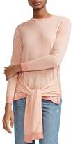 Thumbnail for your product : Maje Meryla Tie-Front Wool Sweater