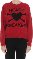 Thumbnail for your product : RED Valentino Logo Heart Breaker Sweater