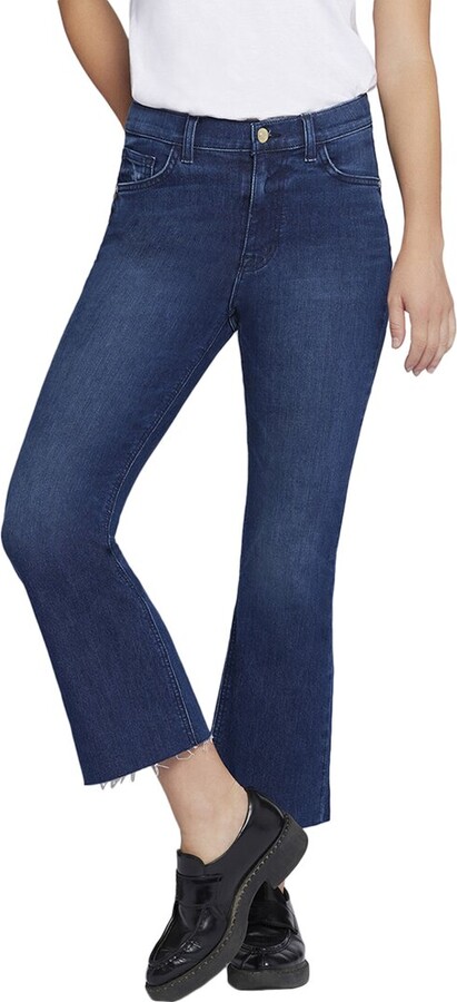 Current/Elliott The Boulevard Zenith Wash Crop Bootcut Jean