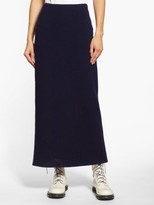 Thumbnail for your product : The Row Stratski Wool-blend Midi Skirt - Navy