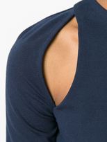 Thumbnail for your product : Alexander Wang T By cut-out shoulder top