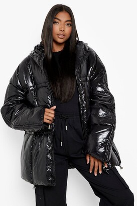 boohoo bubble coat