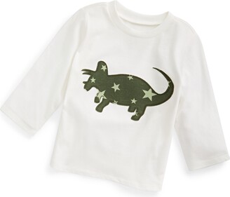 First Impressions Baby Boys Long Sleeve Triceratops Shirt, Created for Macy's