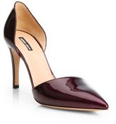 Thumbnail for your product : Giorgio Armani Patent Leather D'Orsay Pumps