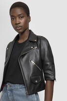Woman Black Leather Jackets 